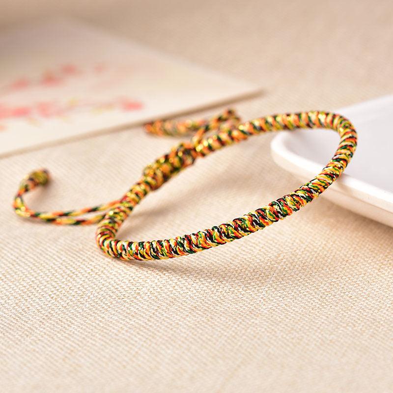 Buddha & Karma Tibetan Buddhist Knot Lucky Rope Bracelet
