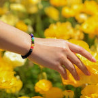 Buddha & Karma 7 Chakra Lava Stone Bracelet - Essential Oil Diffuser