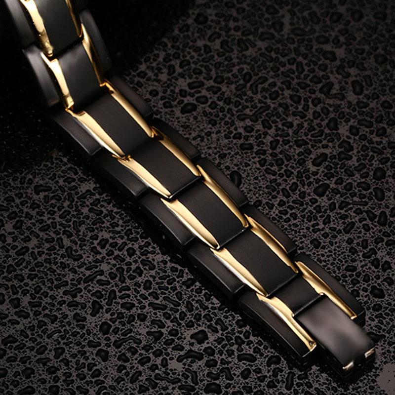 Buddha & Karma Magnetic Therapy Bracelets - Black, Silver, Gold