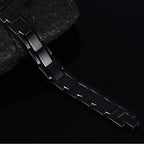Buddha & Karma Magnetic Therapy Bracelets - Black, Silver, Gold