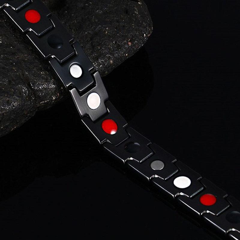 Buddha & Karma Magnetic Therapy Bracelets - Black, Silver, Gold