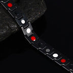 Buddha & Karma Magnetic Therapy Bracelets - Black, Silver, Gold
