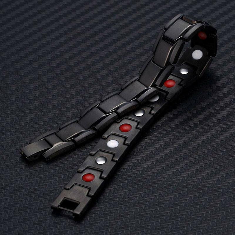 Buddha & Karma Magnetic Therapy Bracelets - Black, Silver, Gold
