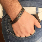 Buddha & Karma Magnetic Therapy Bracelets - Black, Silver, Gold