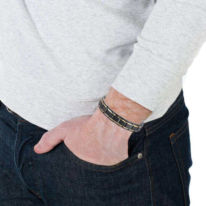 Buddha & Karma Magnetic Therapy Bracelets - Black, Silver, Gold