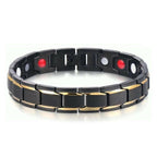 Buddha & Karma Magnetic Therapy Bracelets - Black, Silver, Gold