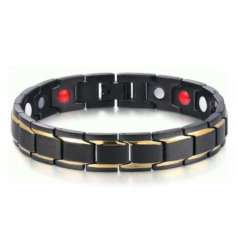 Buddha & Karma Magnetic Therapy Bracelets - Black, Silver, Gold