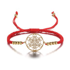 Buddha & Karma Metatron’s Cube Red String Bracelet