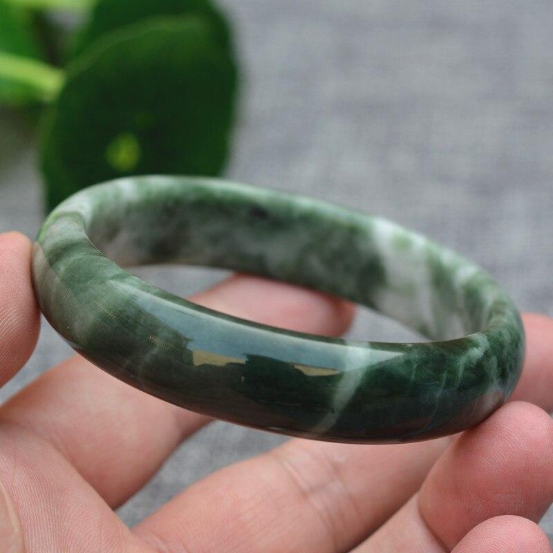 Buddha & Karma Pure Jade Bangle Bracelet - Healing & Protecting