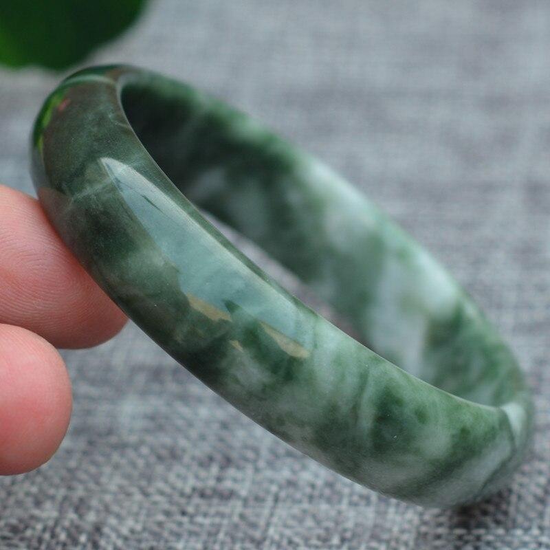 Buddha & Karma Pure Jade Bangle Bracelet - Healing & Protecting