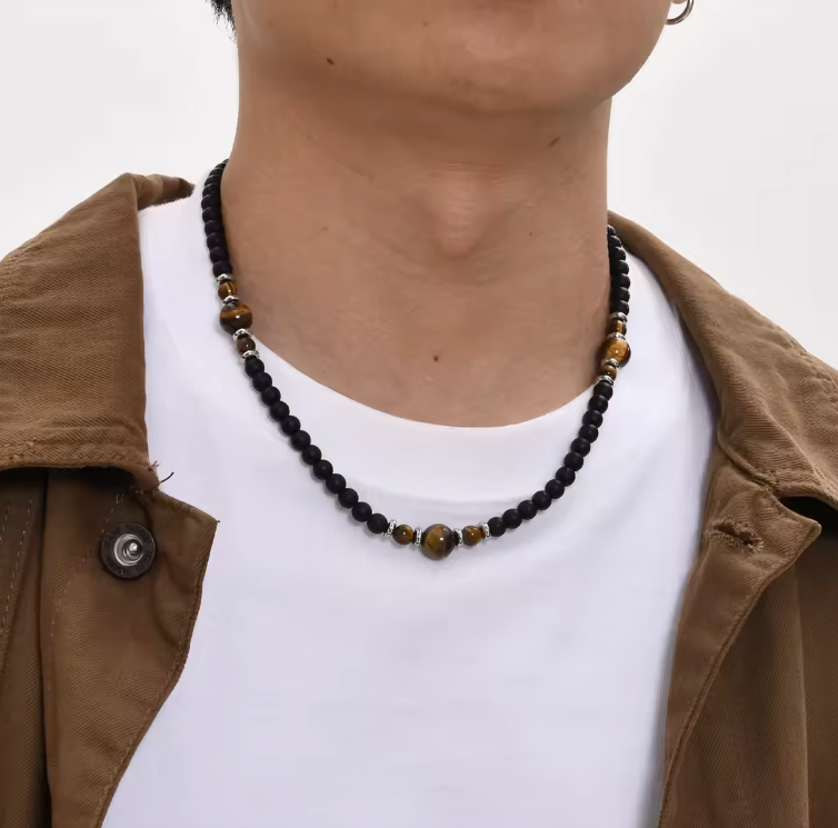 Protection and Balance Tiger Eye Necklace