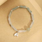 The Harmony and Strength Jade Bamboo Bracelet