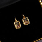 S925 Silver, Zakiram Ancient Gold Burnt Blue Enamel Gold Plated Bead Accessories