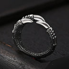 Buddha3bodhi Adjustable Vintage 925 Silver Dragon Claw Ring