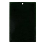 Natural Hetian Black Jade “Peace Plaque” Pendant – Elegant Black-Green Jade Amulet for Men & Women, Fashion Jade Necklace Charm