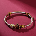 Handmade Red String Bracelet with Ignot Knot – A Good Fortune Amulet