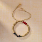 New Tibetan-Inspired Solid-Color Braided Bracelet for Blessing
