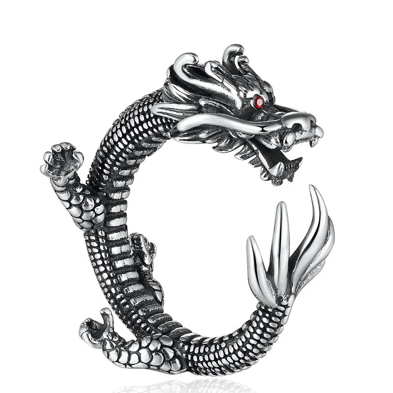 Buddha3bodhi 925 Silver Dragon Ring for Men