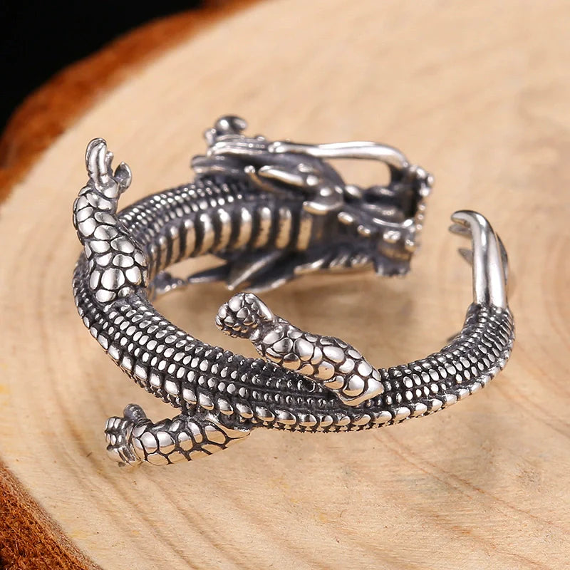 Buddha3bodhi 925 Silver Dragon Ring for Men