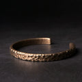 Tibetan Vintage Handmade Brass Cuff Bracelet Couple Jewelry for Spiritual Balance