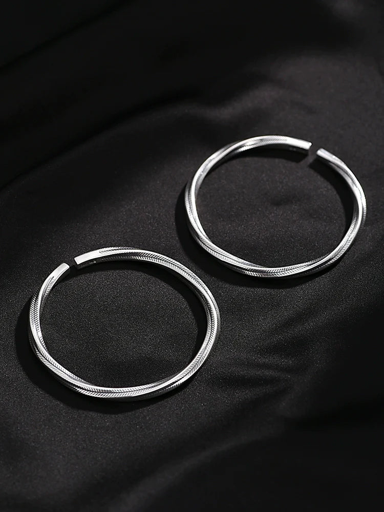 Buddha3bodhi Pure Silver Mobius Loop Bracelet