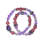 Strawberry Quartz Double Wrap Bracelet – Customizable Natural Crystal Jewelry