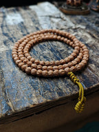 Buddha3bodhi 108 Beads of Handcrafted Psyllium Seed Mala Beads