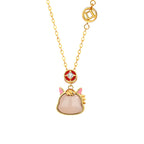 Natural Hetian Jade Mini Horse Head Jewelry Set – Necklace, Bracelet & Earrings for Women