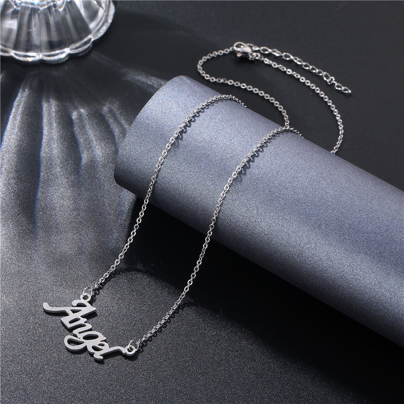 Angel Letter Necklace – Perfect Layering with Your 111-999 Angel Number Pendant