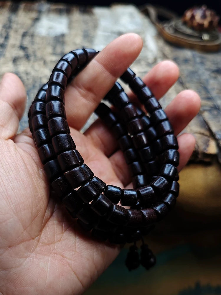 Buddha3bodhi 108 Beads of Indian Rosewood Rosary Mala Beads
