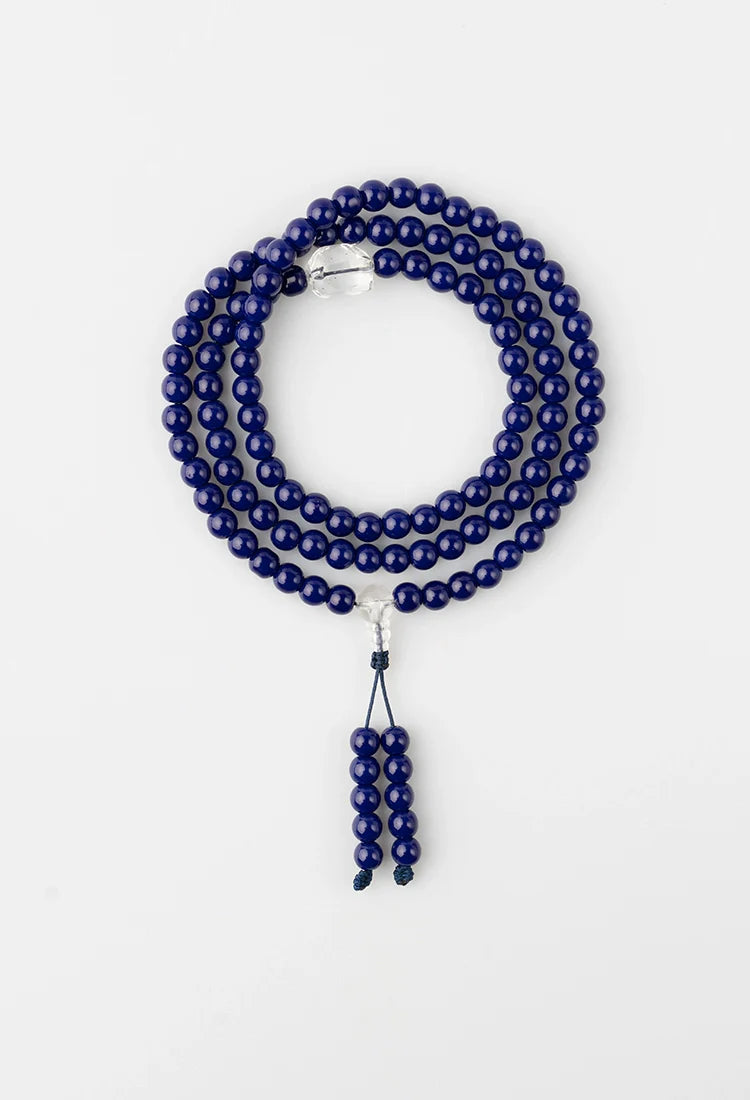 Buddha3bodhi 8mm Lapis Lazuli Bracelet 108 Bead Mala High Quality Prayer Beads