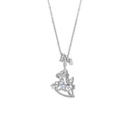 S925 Sterling Silver Small Flying Horse Necklace for Women – Boutique Design
