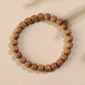Indian Old Mountain Sandalwood Sinking-Grade Barrel Bead Bracelet