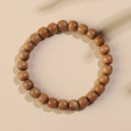 Indian Old Mountain Sandalwood Sinking-Grade Barrel Bead Bracelet