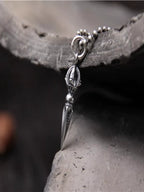 Vajra Pestle S925 Sterling Silver Retro Necklace Pendant
