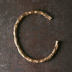 Tibetan Brass Cuff Bracelet Couple Jewelry with Sacred Design
