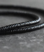 Ebony Wood & Brass Protection Bracelet – Multi-Layer Beads for Strength & Stability
