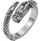 Buddha3bodhi Adjustable 925 Silver Chinese Dragon Ring