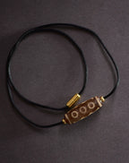 Tibetan Nine-Eyed Beads Pendant Unisex Dzi Beads Necklace
