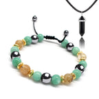 Seven Chakra Energy Bracelet Beaded Braided Healing Bracelet for Meditation