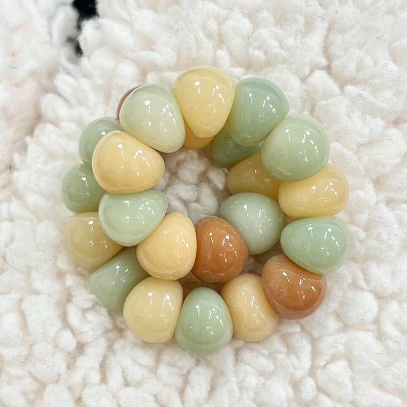 14mm Fresh-Palette Garlic-Clove Bodhi Bead Bracelet