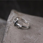 925 Sterling Silver Samurai Sword Ring for Men