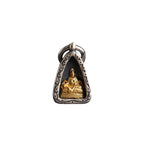 S925 Silver Four Buddhas Silver Gold Plated DIY Jewelry Accessories