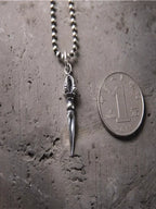 Vajra Pestle S925 Sterling Silver Retro Necklace Pendant