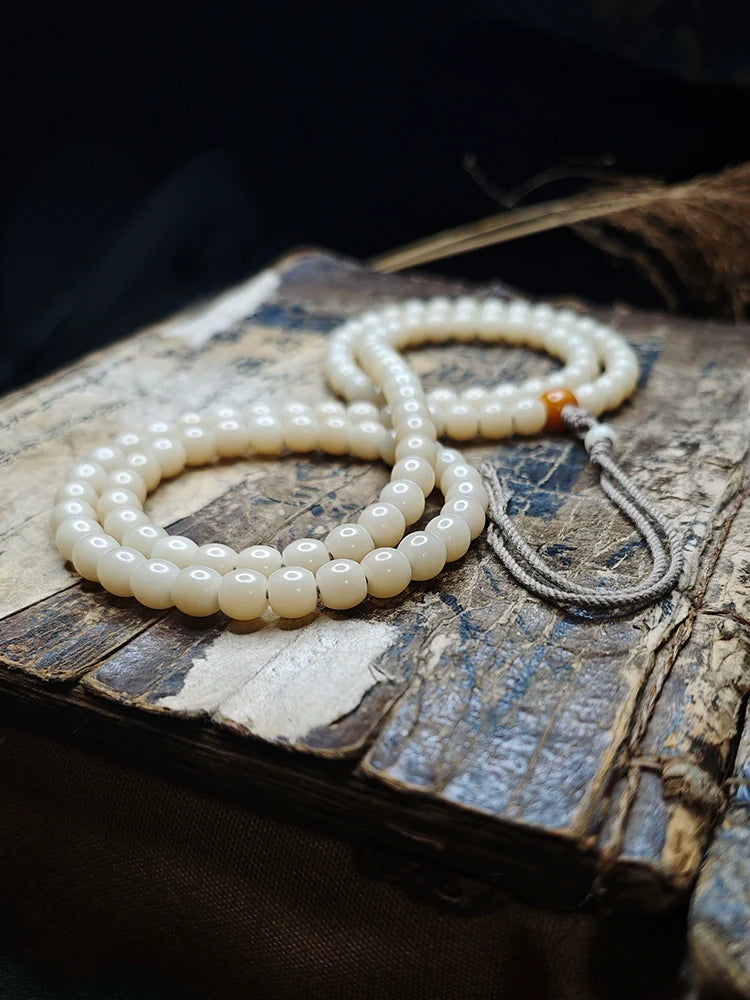 Buddha3bodhi Traditional 108 Mala Beads- Natural Bodhi Root