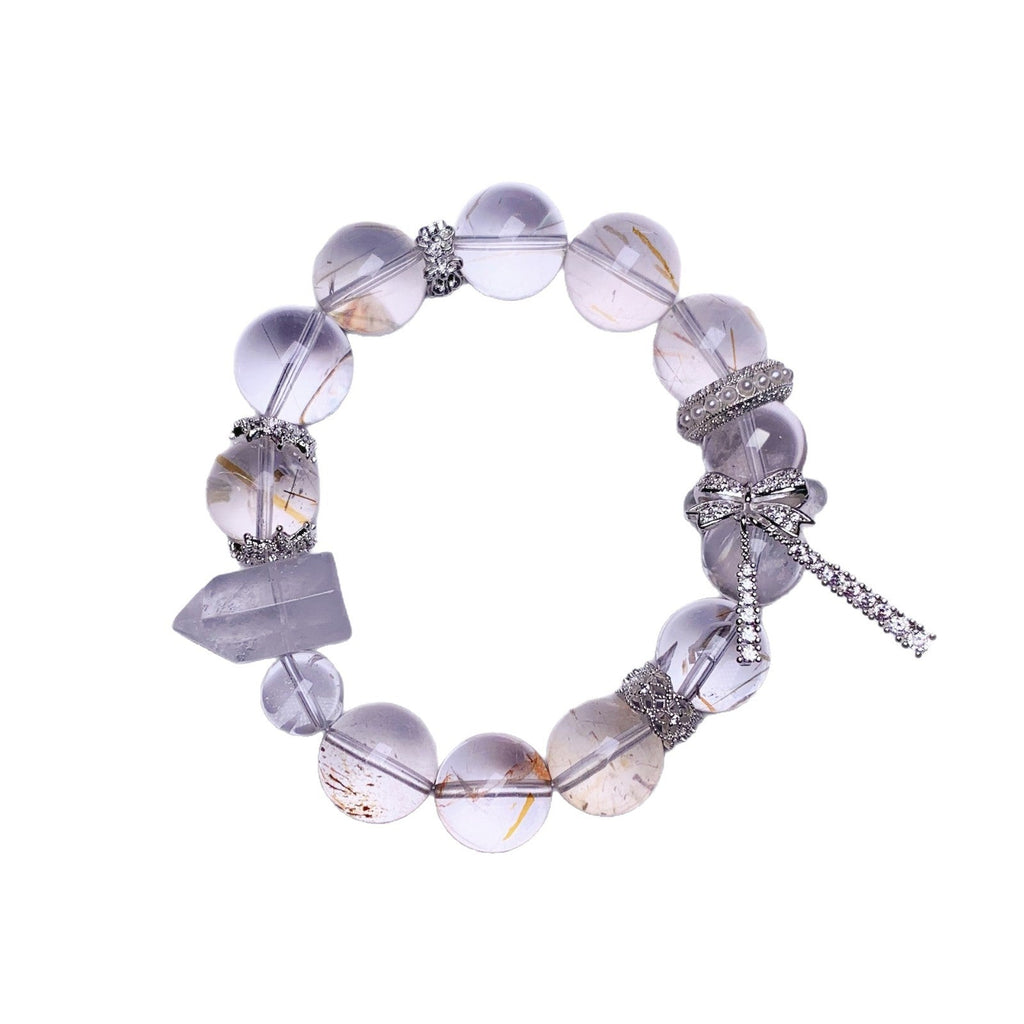 Premium Black Gold Super Seven Bracelet – Handmade Customizable Design