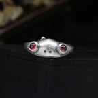 925 Sterling Silver Cute Little Frog Ring