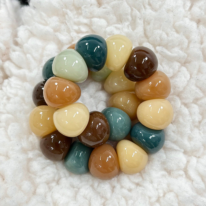 14mm Fresh-Palette Garlic-Clove Bodhi Bead Bracelet