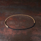 Tibetan Agate & Brass Multi-Layer Bracelet · Couple Jewelry for Grounding & Passion · 4 Colors Available