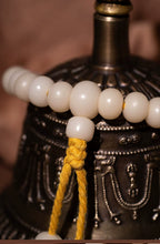 Buddha3bodhi 7.5mm*10mm White Jade Bodhi 108 Bead Mala Necklace